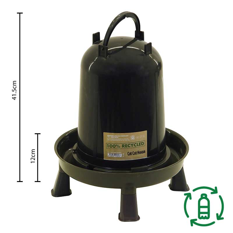 Abreuvoir plastique recyclé 10L