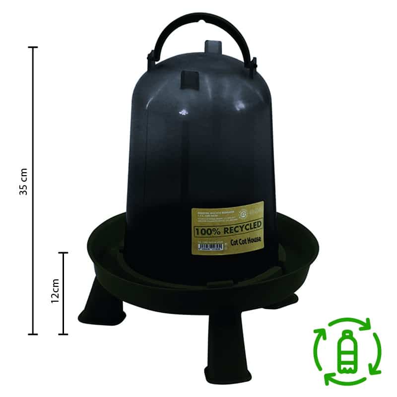 Abreuvoir plastique recyclé 5 litres