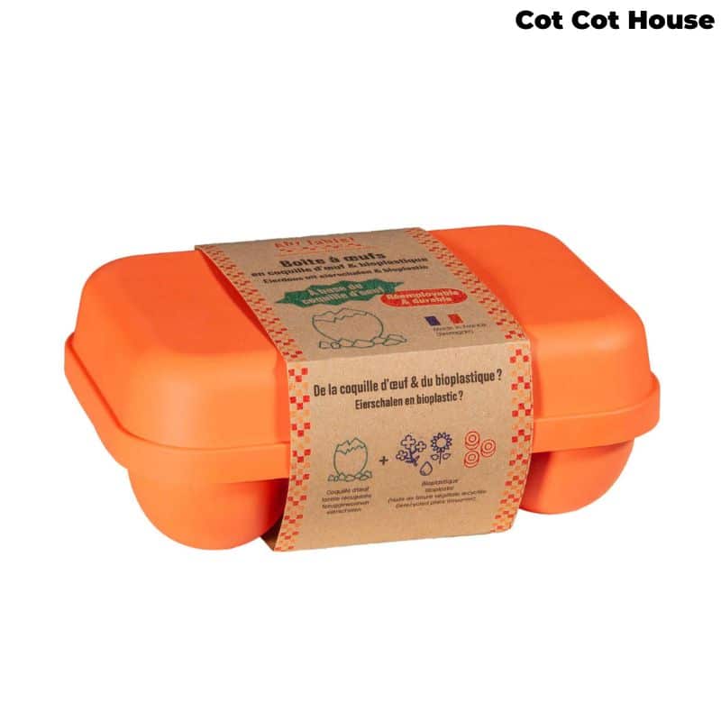 Boite à œufs plastique écologique réutilisable x6 oeufs