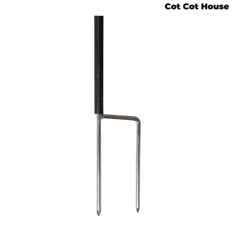 Piquets supplémentaires pour clôture filet pour poules