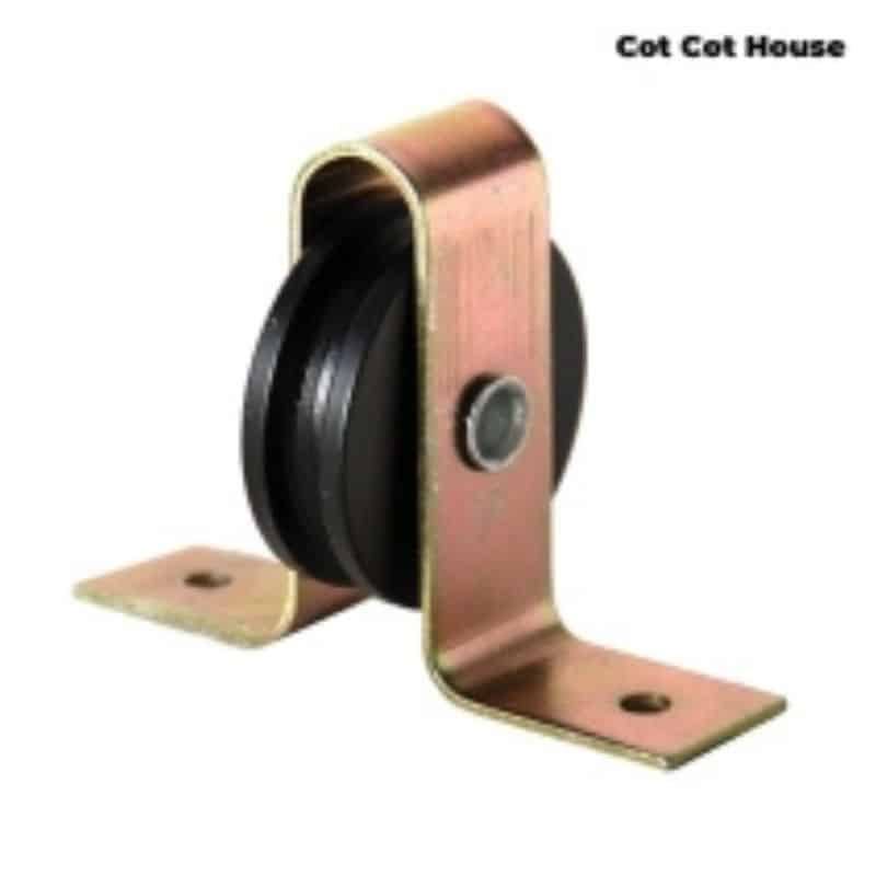 Poulie à chape 2 fixations