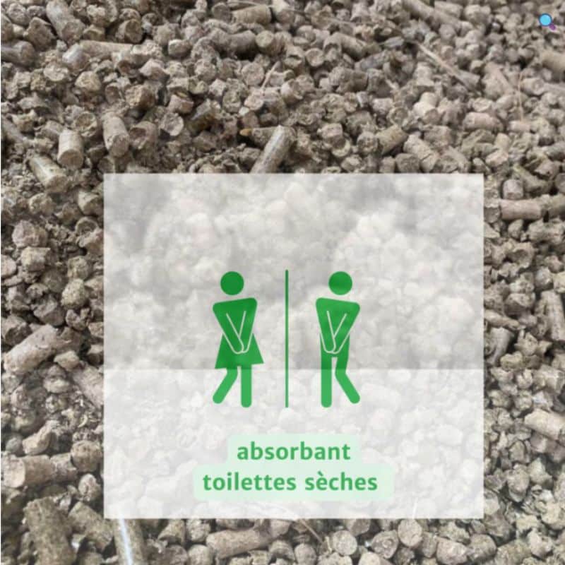 Absorbant toilettes sèches Allezhy - sac 10kg