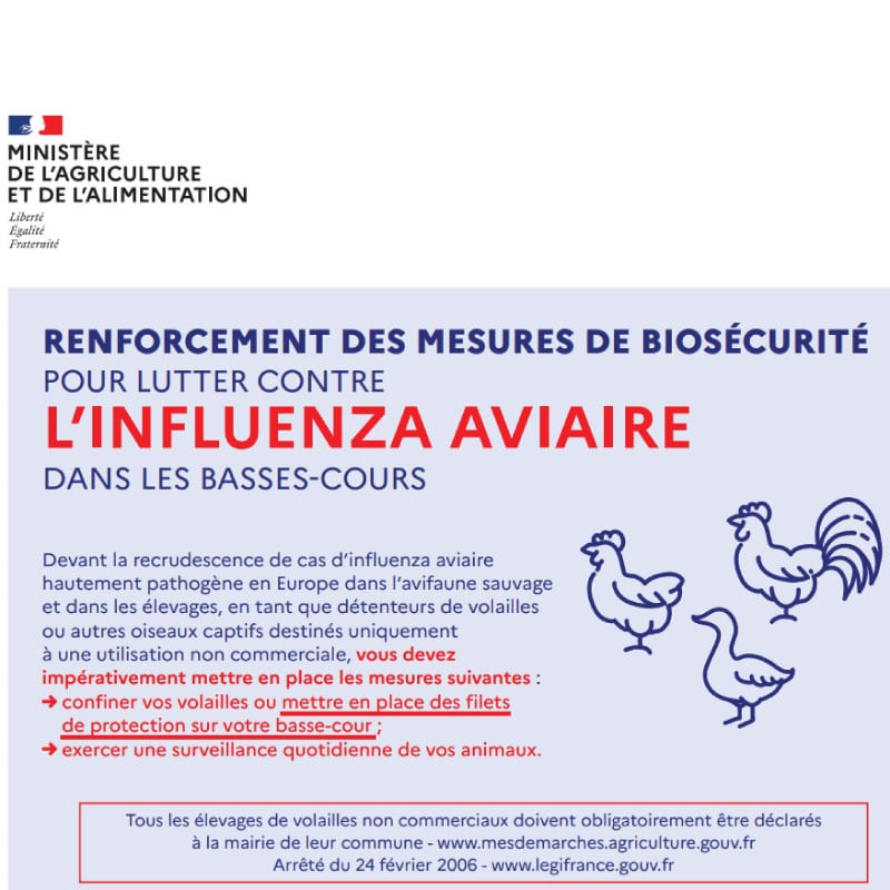 Filet pour volière maille carrée 18mm 20m x 2m fabriqué en France