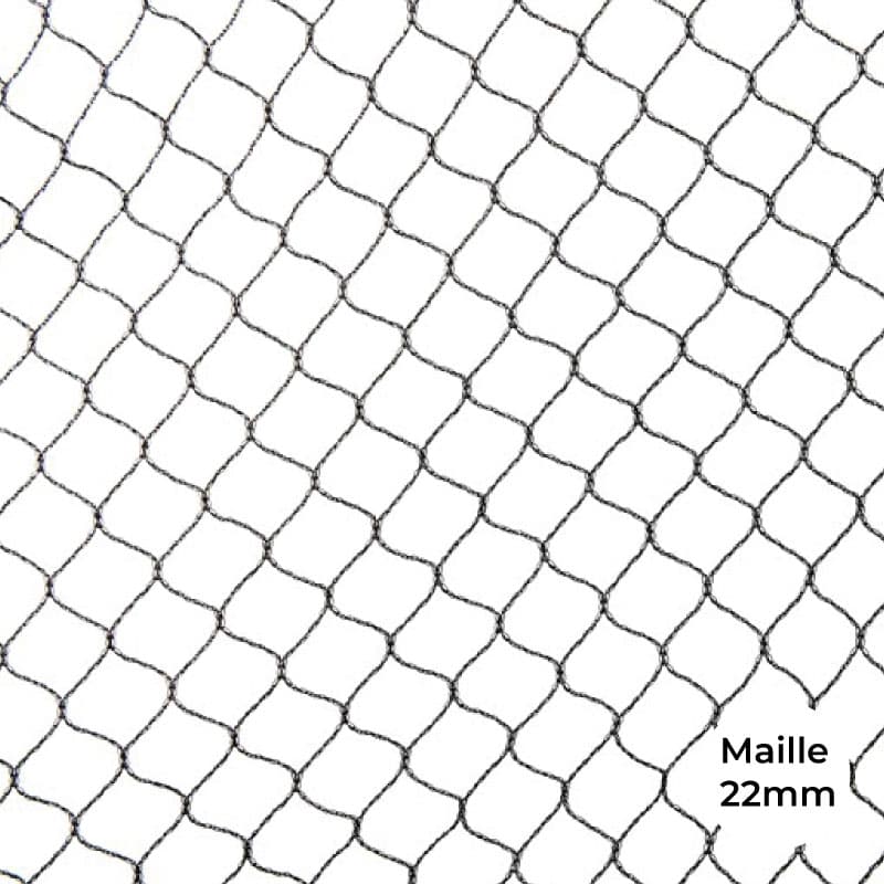 Filet pour volière maille 22mm 5m x 5m fabriqué en France