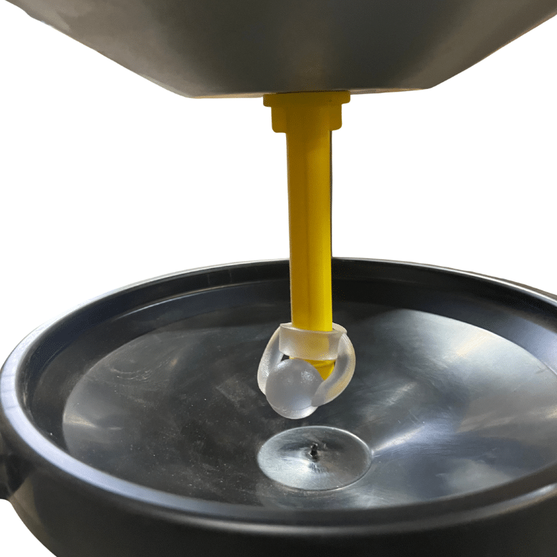 Abreuvoir galvanisé pour poules 20L - Imparfait