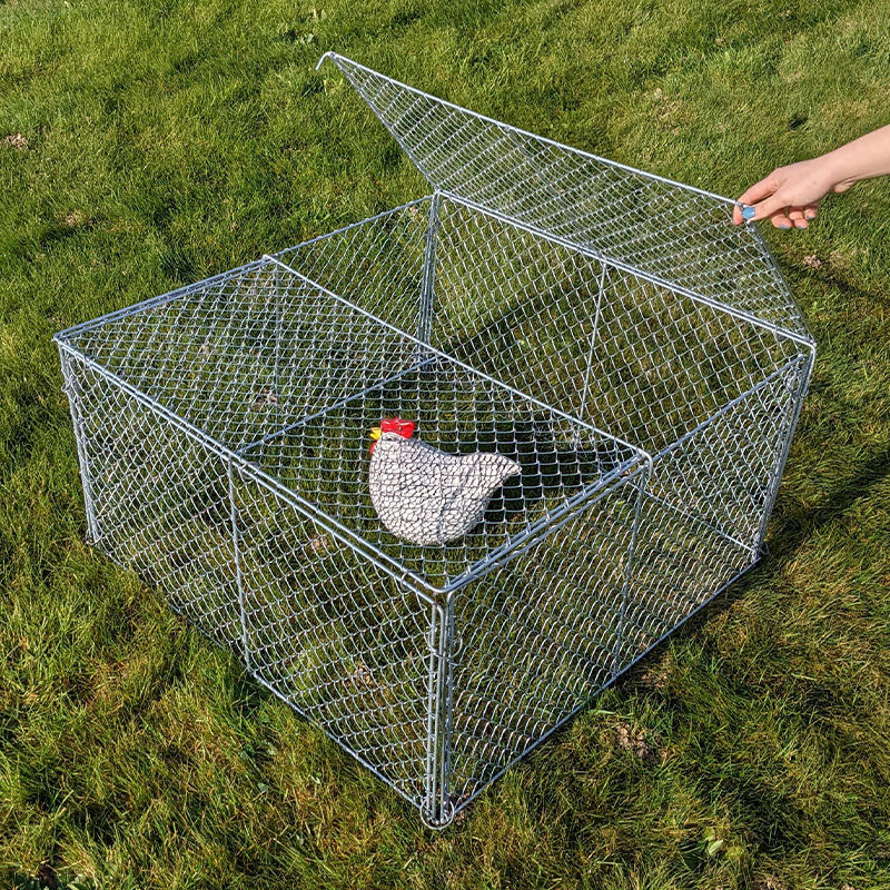 Cage à pâturer - mue à poussins fabriquée en Bretagne