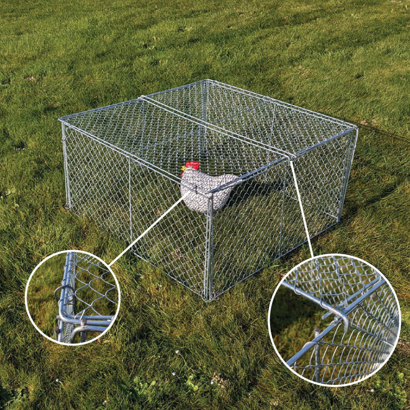 Cage à pâturer - mue à poussins fabriquée en Bretagne