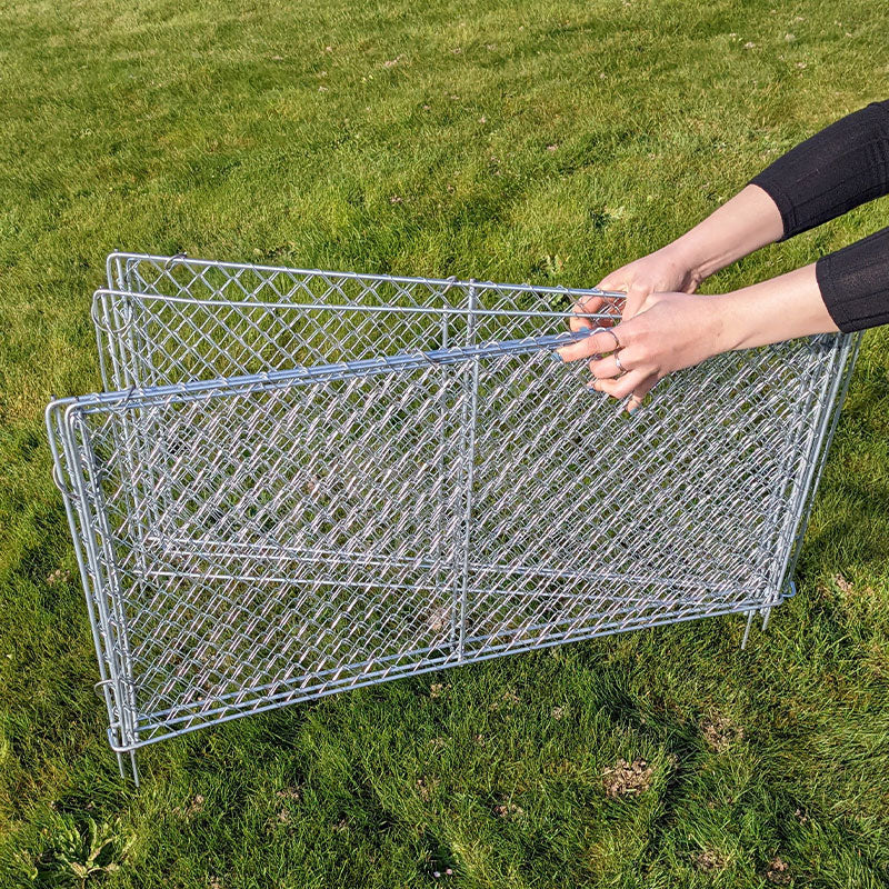 Cage à pâturer - mue à poussins fabriquée en Bretagne