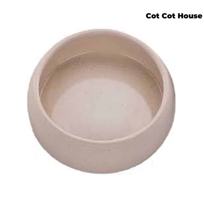 Mangeoire gamelle en terre cuite pour eau et grain