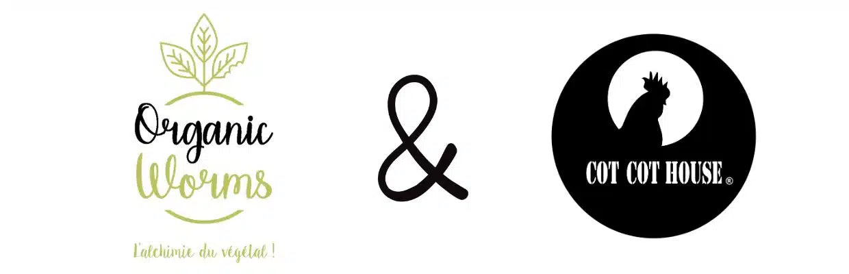 Collaboration entre Cot Cot House et Organic Worms