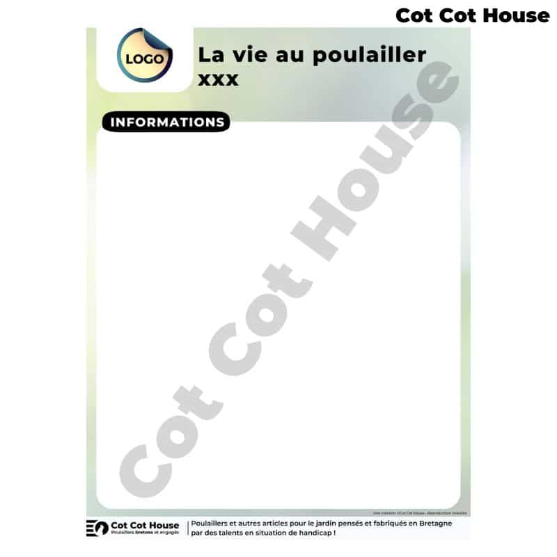 Panneau d'affichage pédagogique