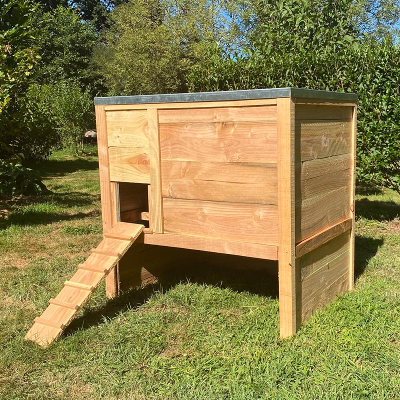 Poulailler 4 poules - modèle Houdan