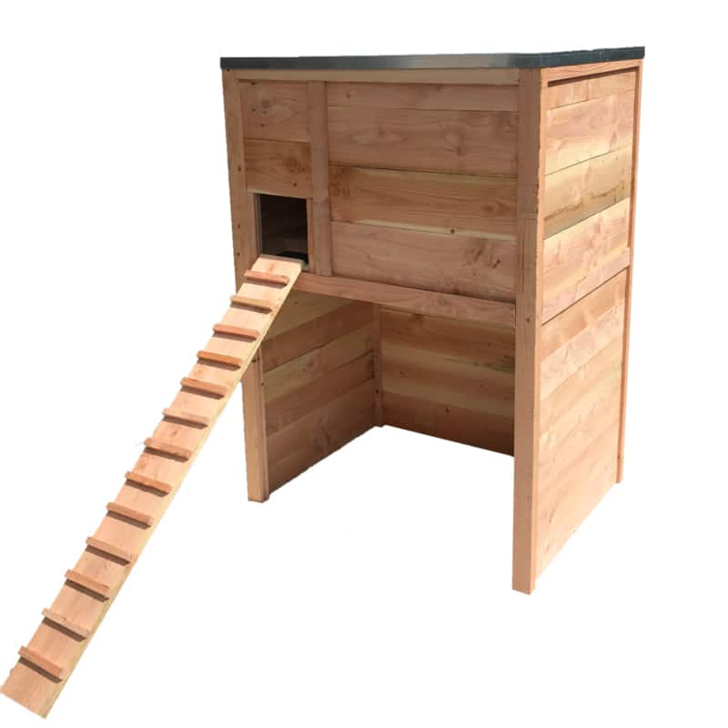 Poulailler 4 poules - modèle Houdan CONFORT