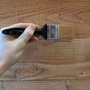 Pinceau en bois pour huile de lin