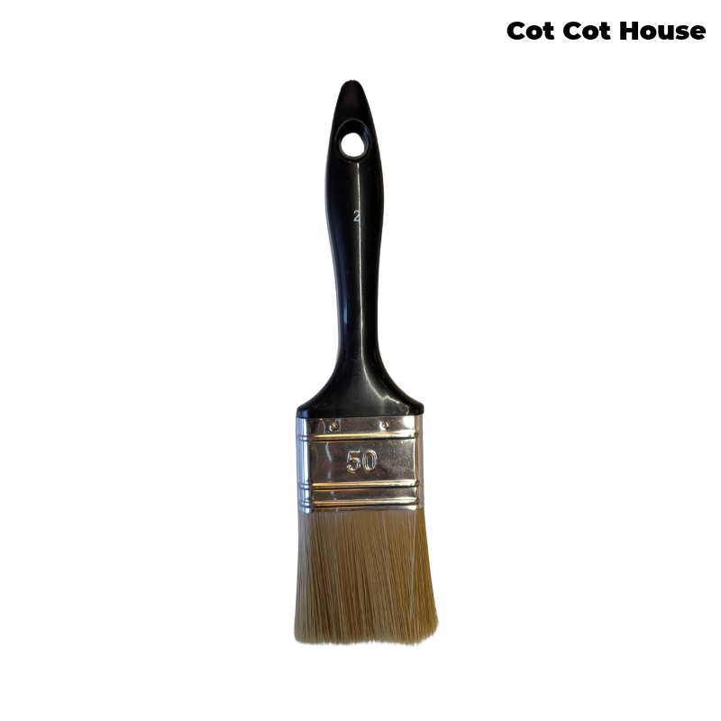 Pinceau en bois pour huile de lin