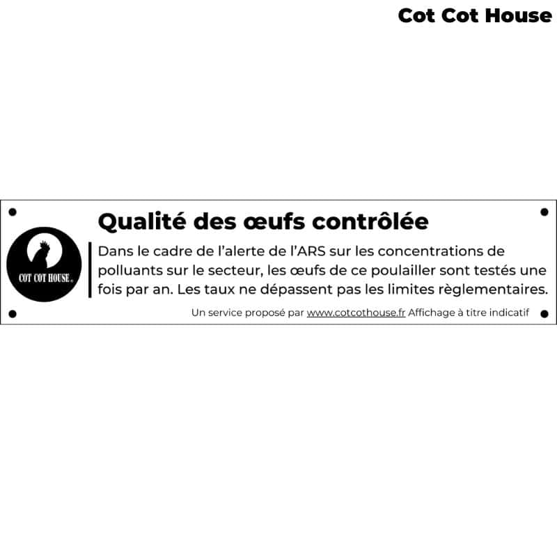 Plaquette d'affichage gravée