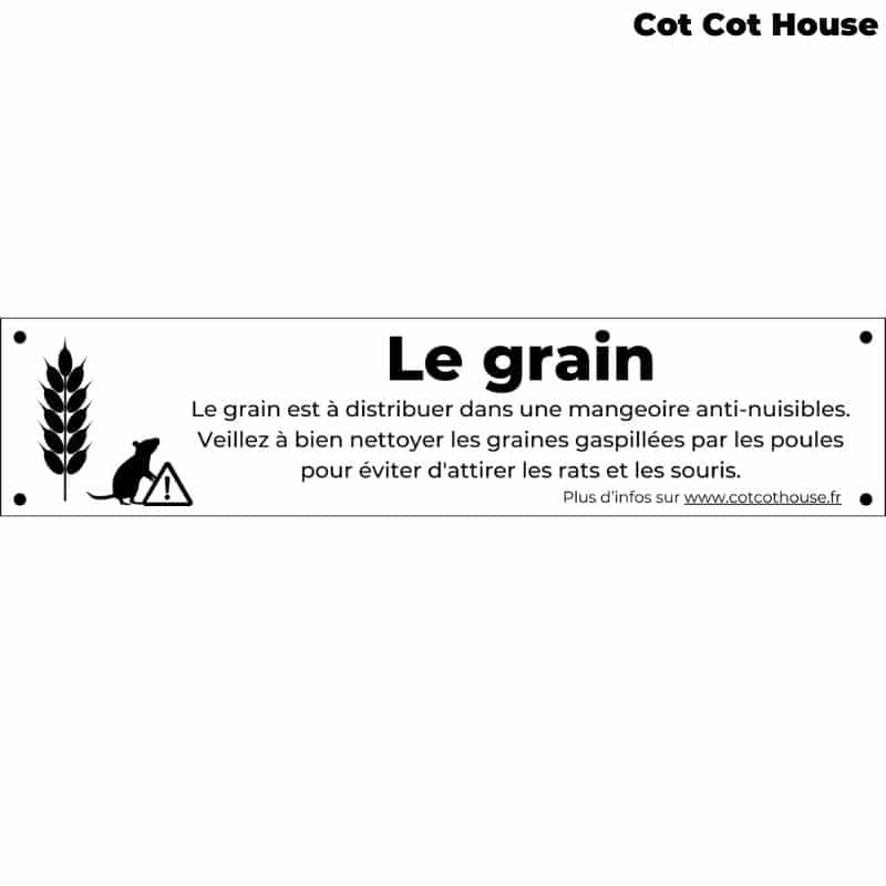 Plaquette d'affichage gravée