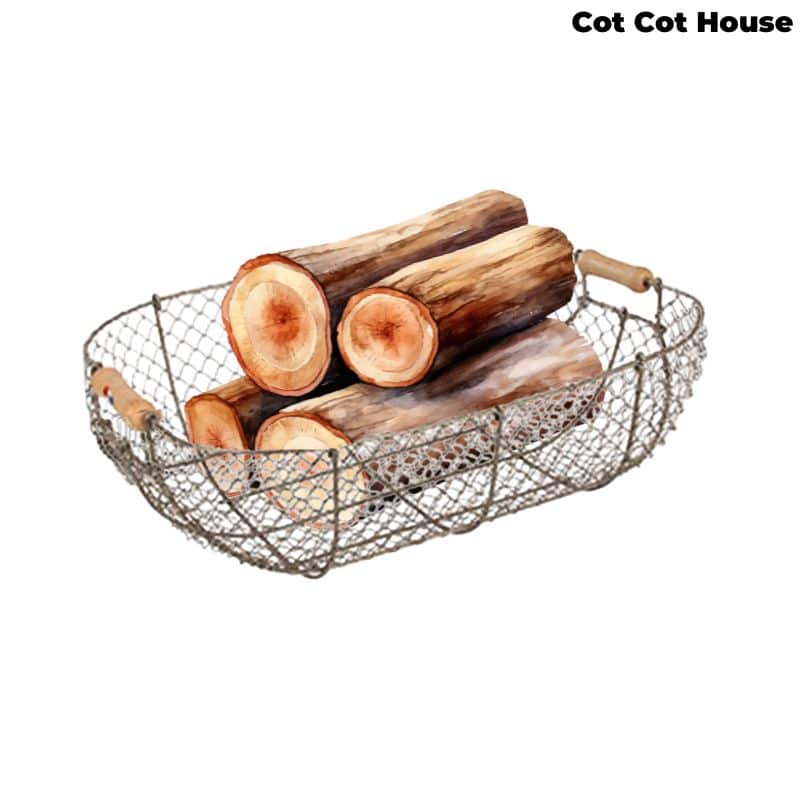 Panier Resse 40L pour ranger fruits et bûches