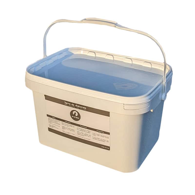 Terre de Diatomée anti-poux naturel en seau 5kg