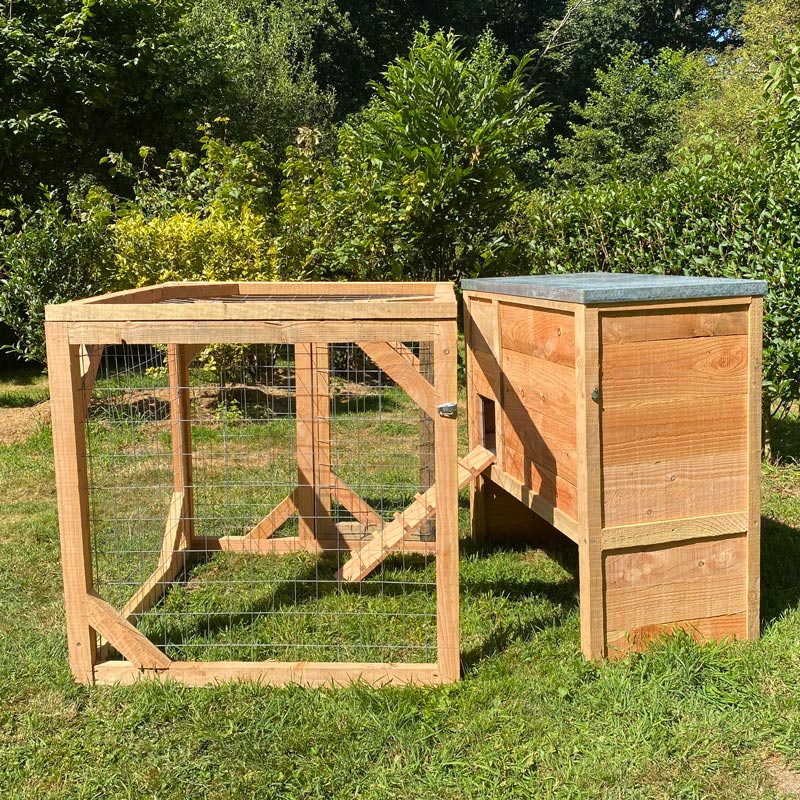 Kit poulailler 2 poules et volière