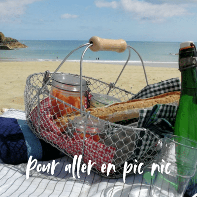 Panier pique nique plage 