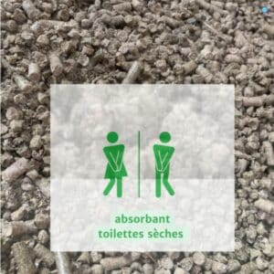Absorbant toilettes sèches naturel