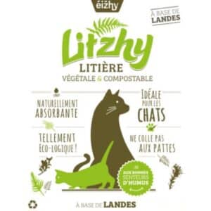 Litière végétale pour chat, poule, rongeurs