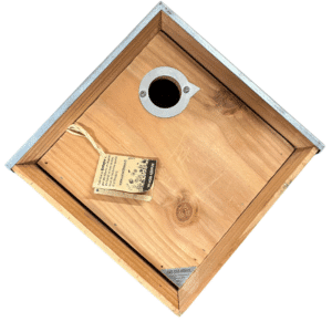 Nichoir mésange Kerpiaf avec plaque Protecpiaf - Imparfait